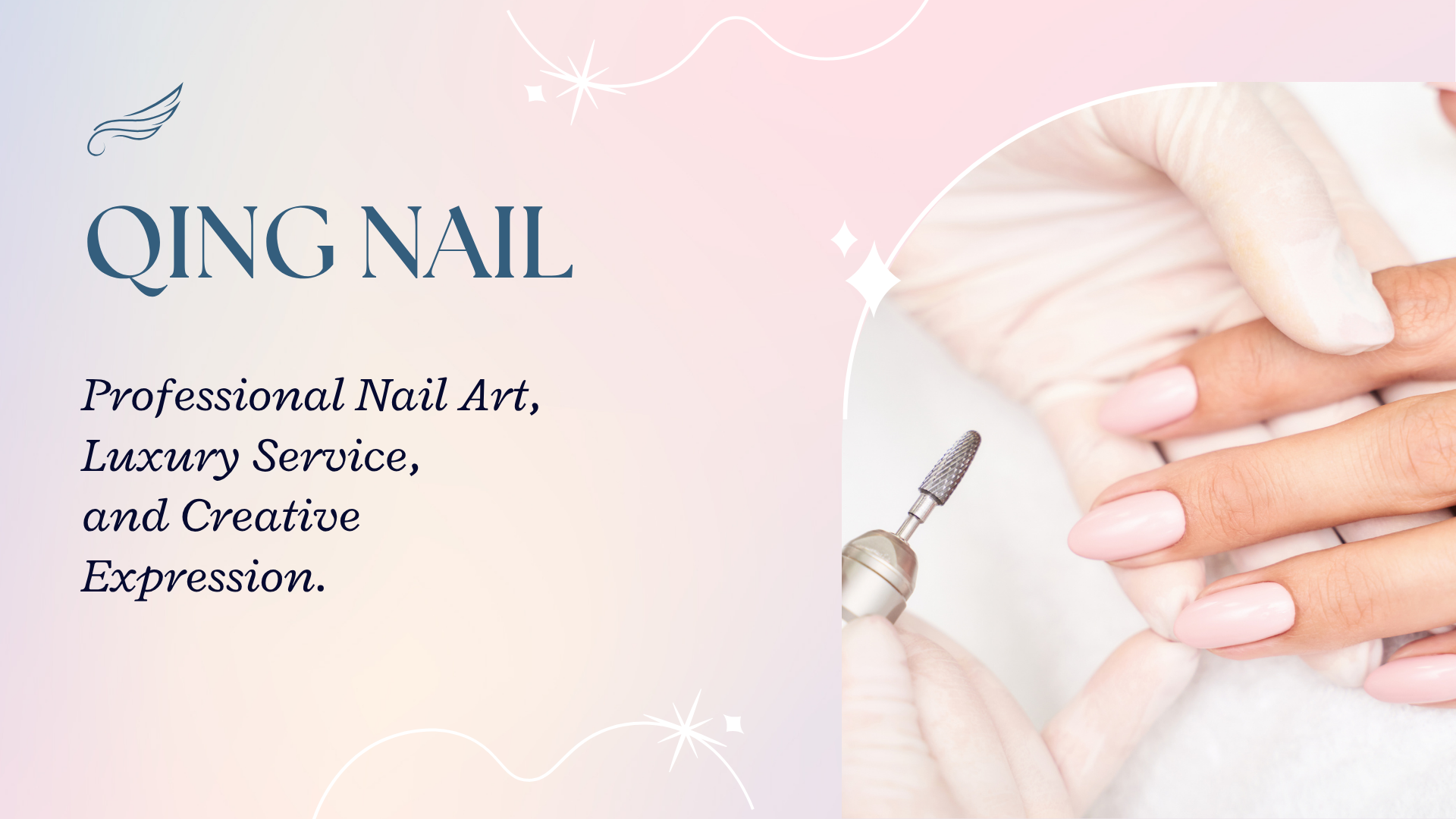 Logo Qing Nail Slide